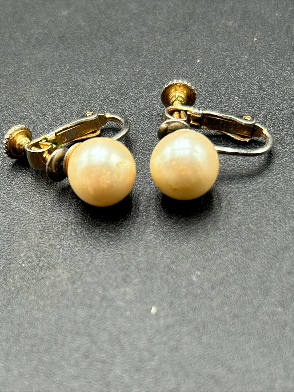 Vintage Marvella faux pearl earrings